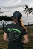 SZ x S. Tokunaga Wahine Tee - Coal