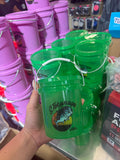 Mini Bucket With Lid - Translucent Green